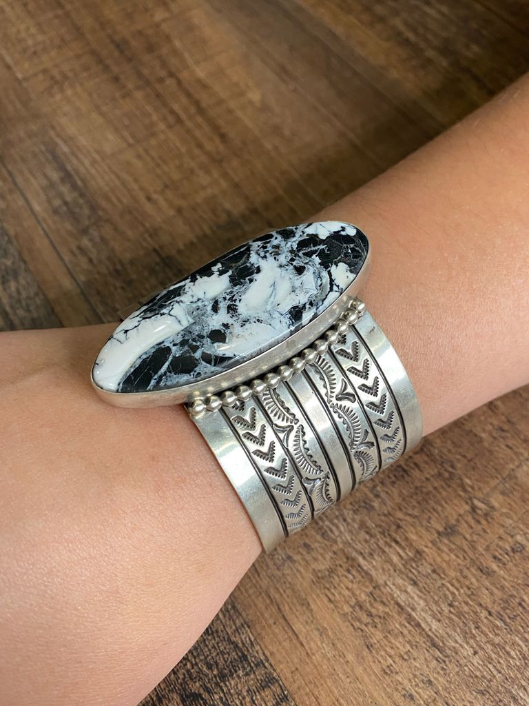 Simple Stamped Cuff Bracelet-Handmade Jewelry – Third Hand Silversmith LLC